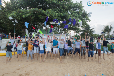Teambuilding tại bãi biển Quy Nhơn